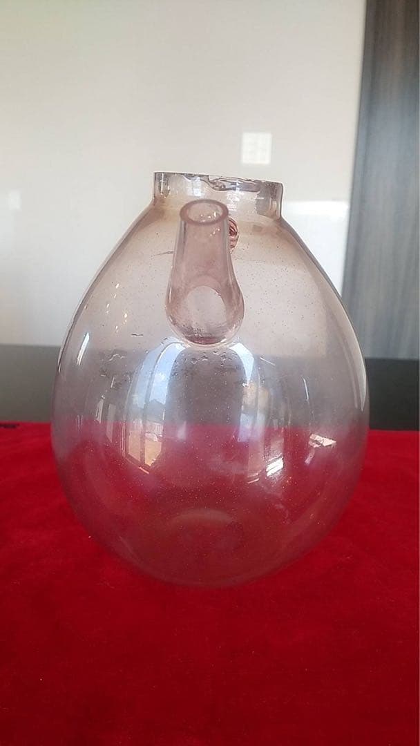 チロリ　酒器　古道具　アンティーク　水注　ちろり　和ガラス　花器　ギャマン