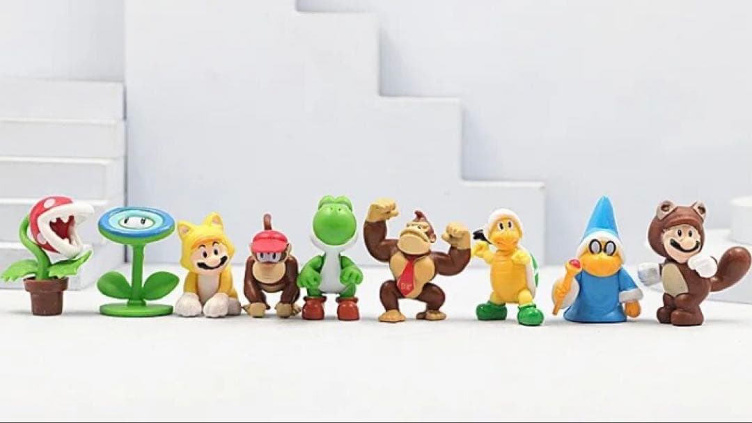 [新品] マリオ フィギュア 48体セット 1/2