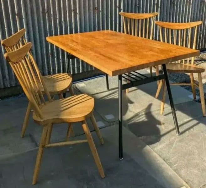 クラッシュゲート　クッパダイニングテーブル&コール2ダイニングチェア