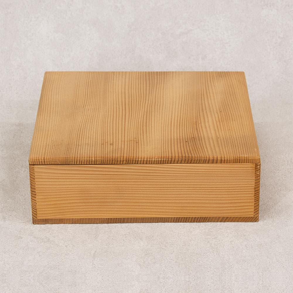 河井透 飾り皿「藍七宝紋角皿」22.5cm 共箱（河井武一の長男）河井寛次郎系統