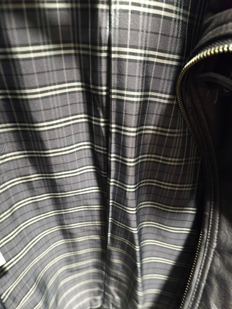 バーバリーブラックレーベル　レザージャケット