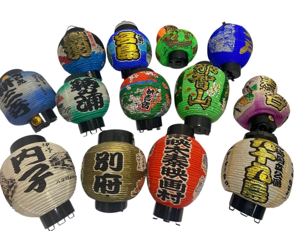 お土産　提灯　おまとめ提灯　36個　ご当地提灯　昭和レトロ