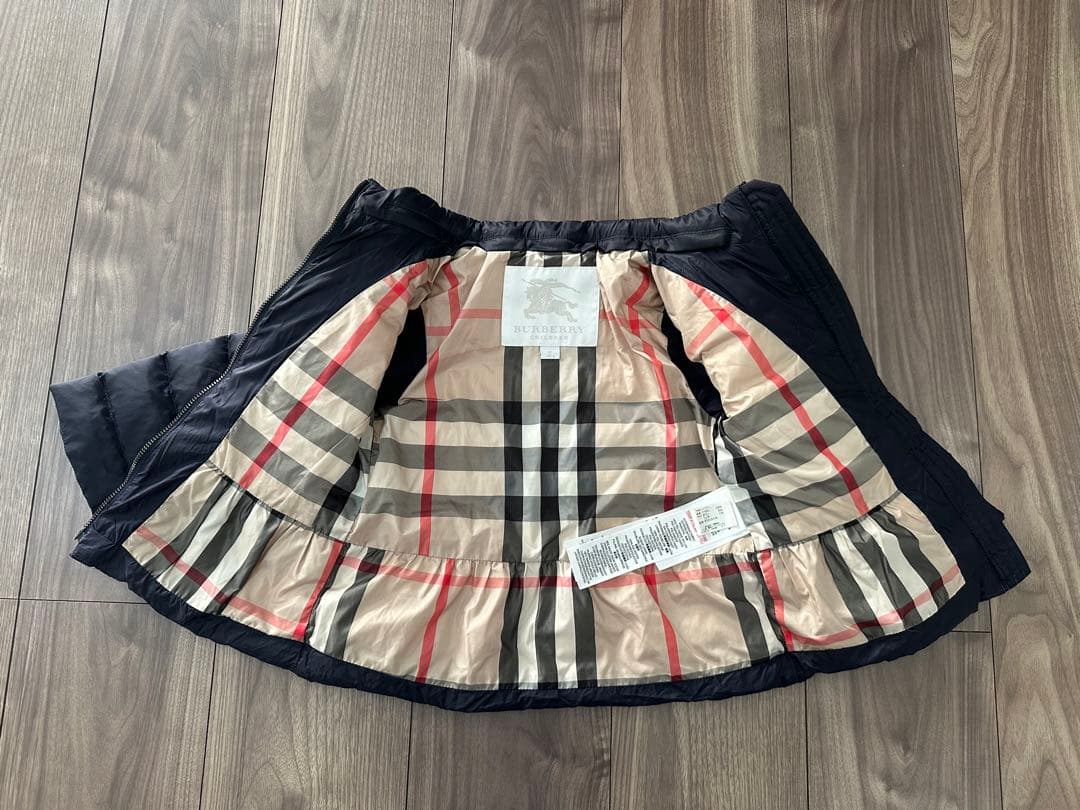 バーバリー ロンドン ベビー ダウン ジャケット コート ネイビー 2Y 美品