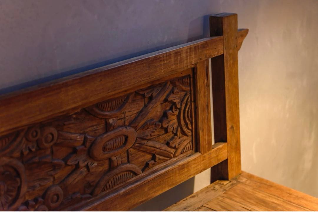 【一点もの】アンティークベンチ【チーク材】