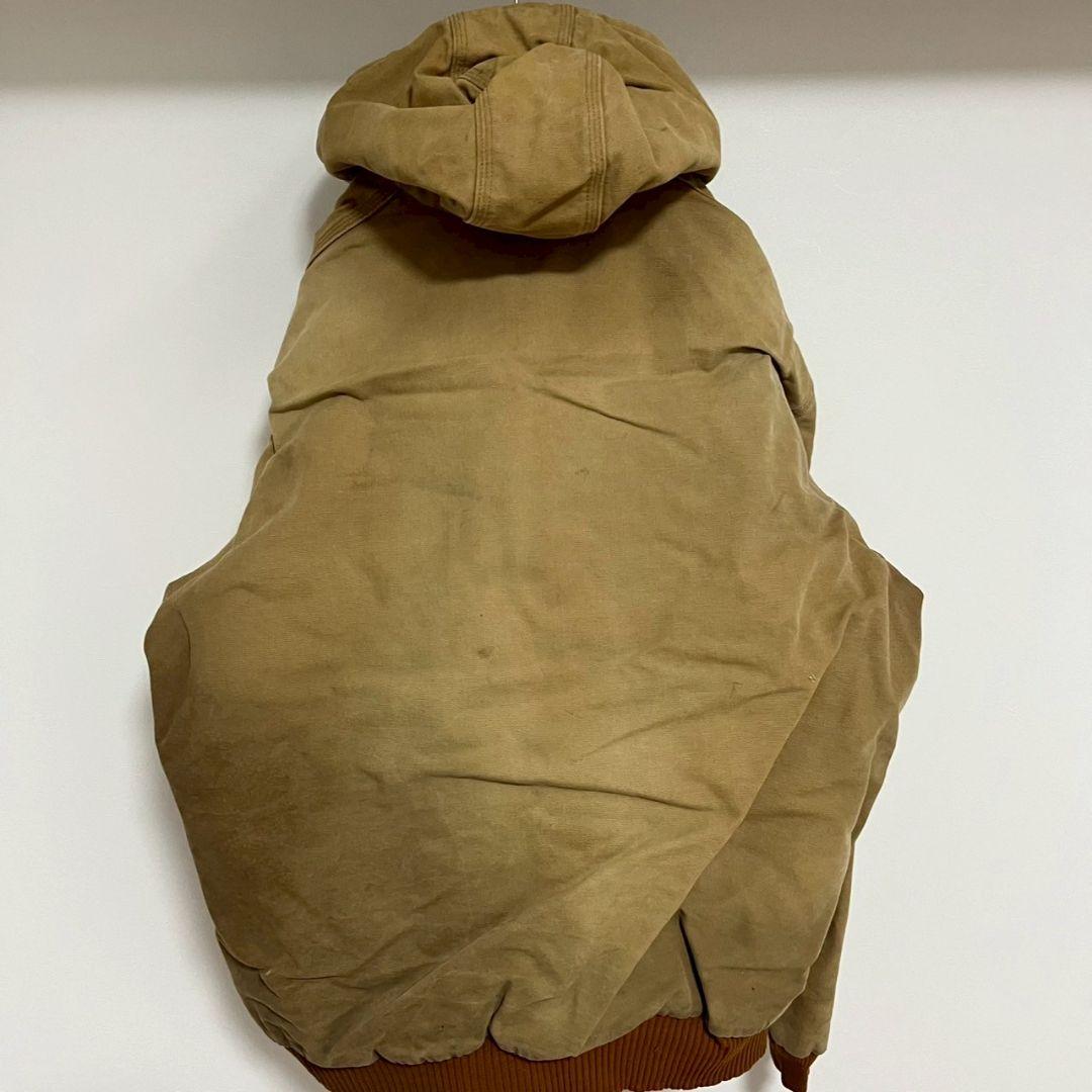 YBJ37【US輸入】Carhartt　アクティブジャケット【2XL相当】茶色