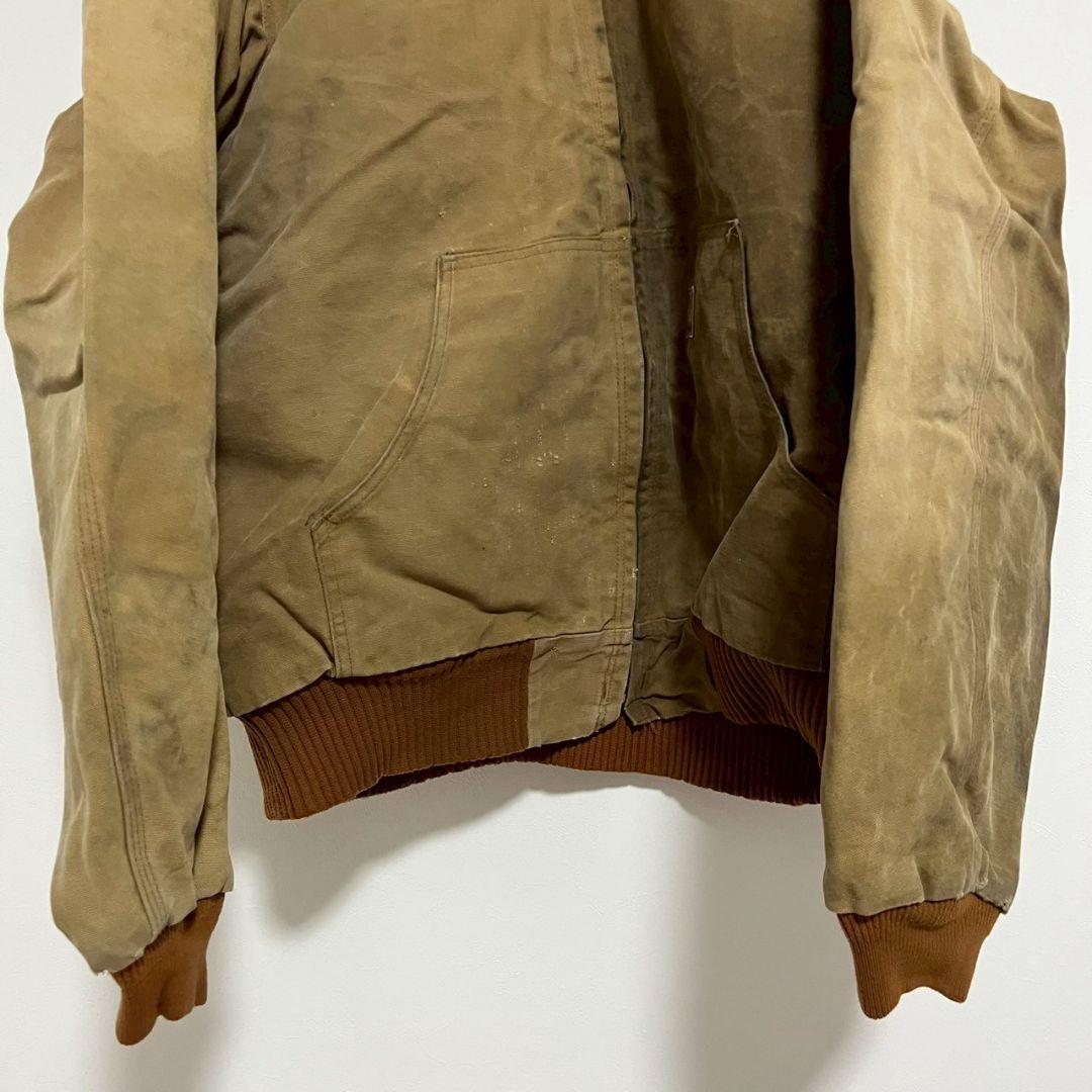 YBJ37【US輸入】Carhartt　アクティブジャケット【2XL相当】茶色