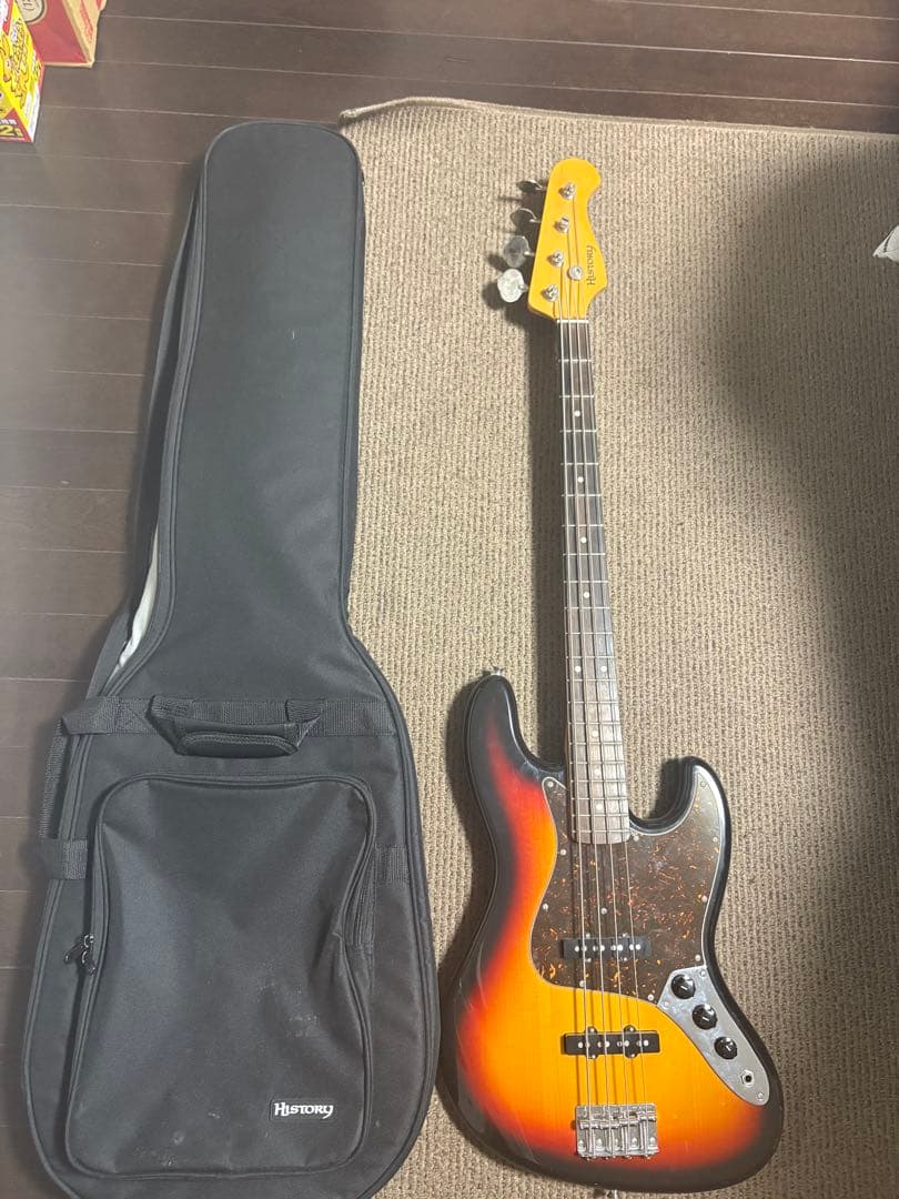 HISTORY ジャズベース　サンバースト　ケース付き
