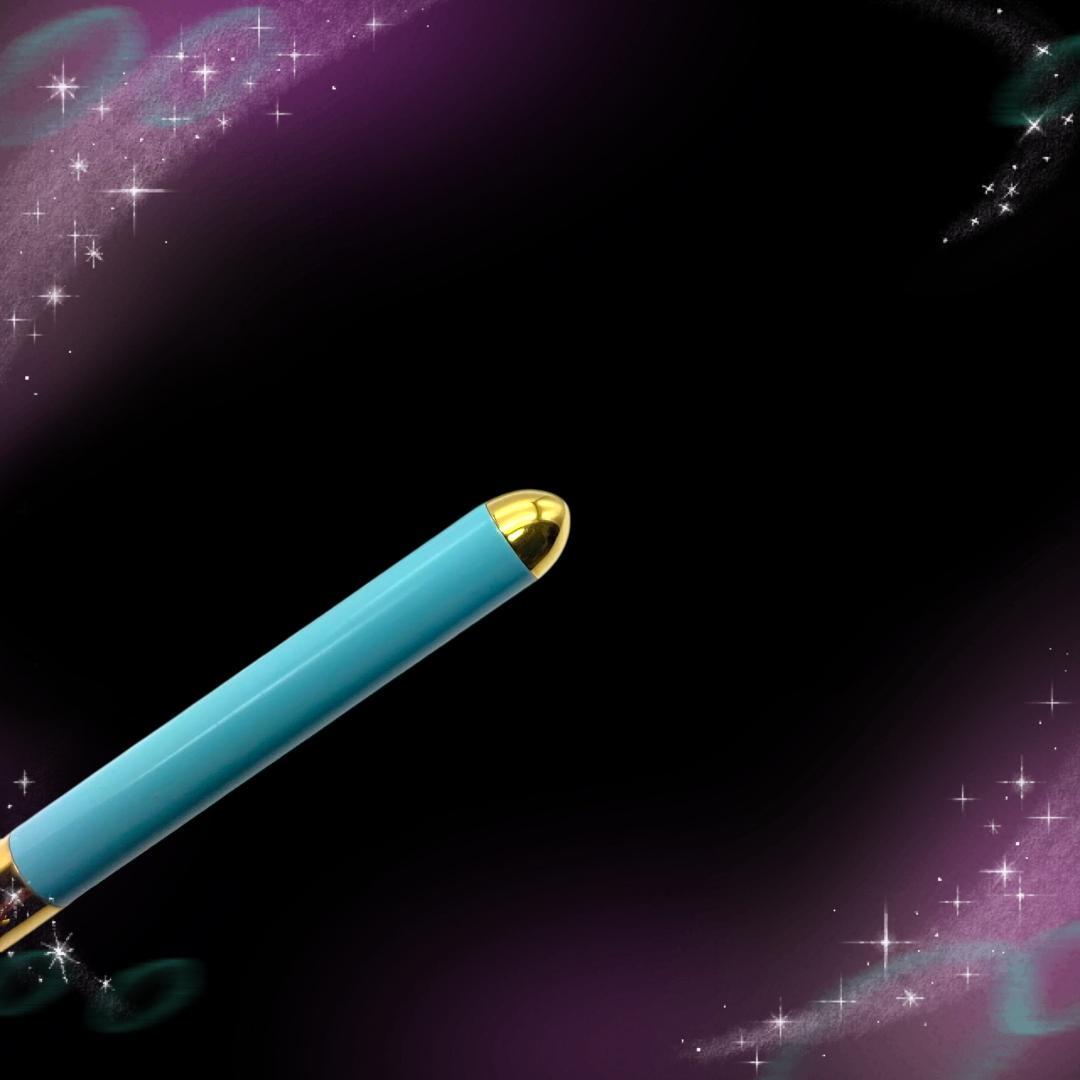 《美品》 ティファニー スリムボールペン ツイスト式 ティファニーカラー