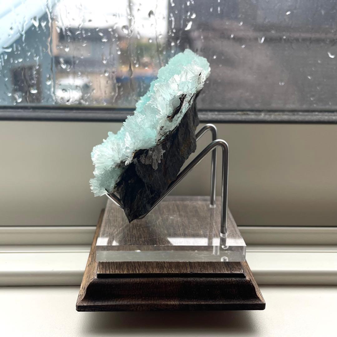 中国 雲南省産 ブルーアラゴナイト 鉱物標本