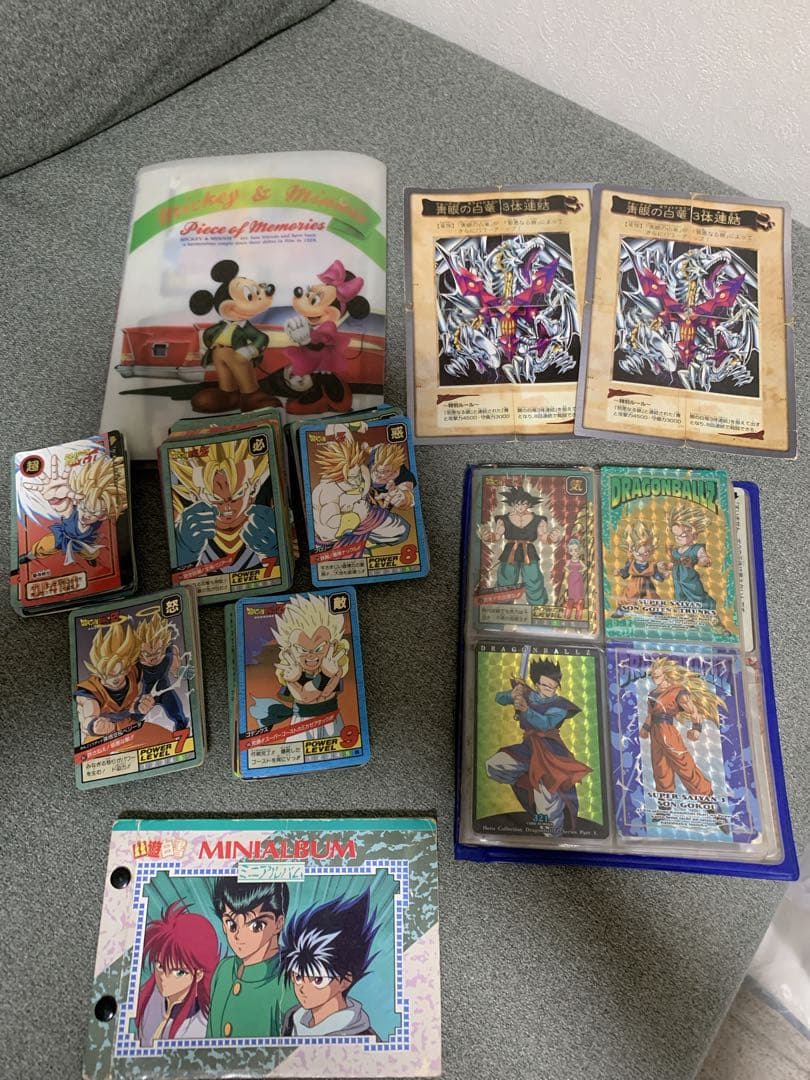 レトロカードセット　カードダス　ドラゴンボールZ　遊幽白　ロックマン　遊戯王