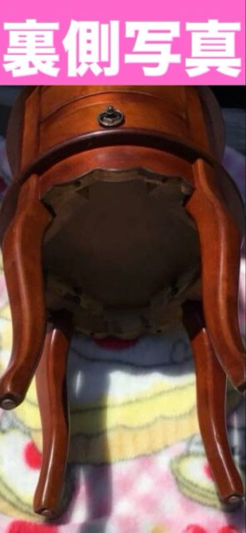 猫脚 アンティーク チェスト♦️コンパクト 引き出し ラウンド型♦️補償付 送料込