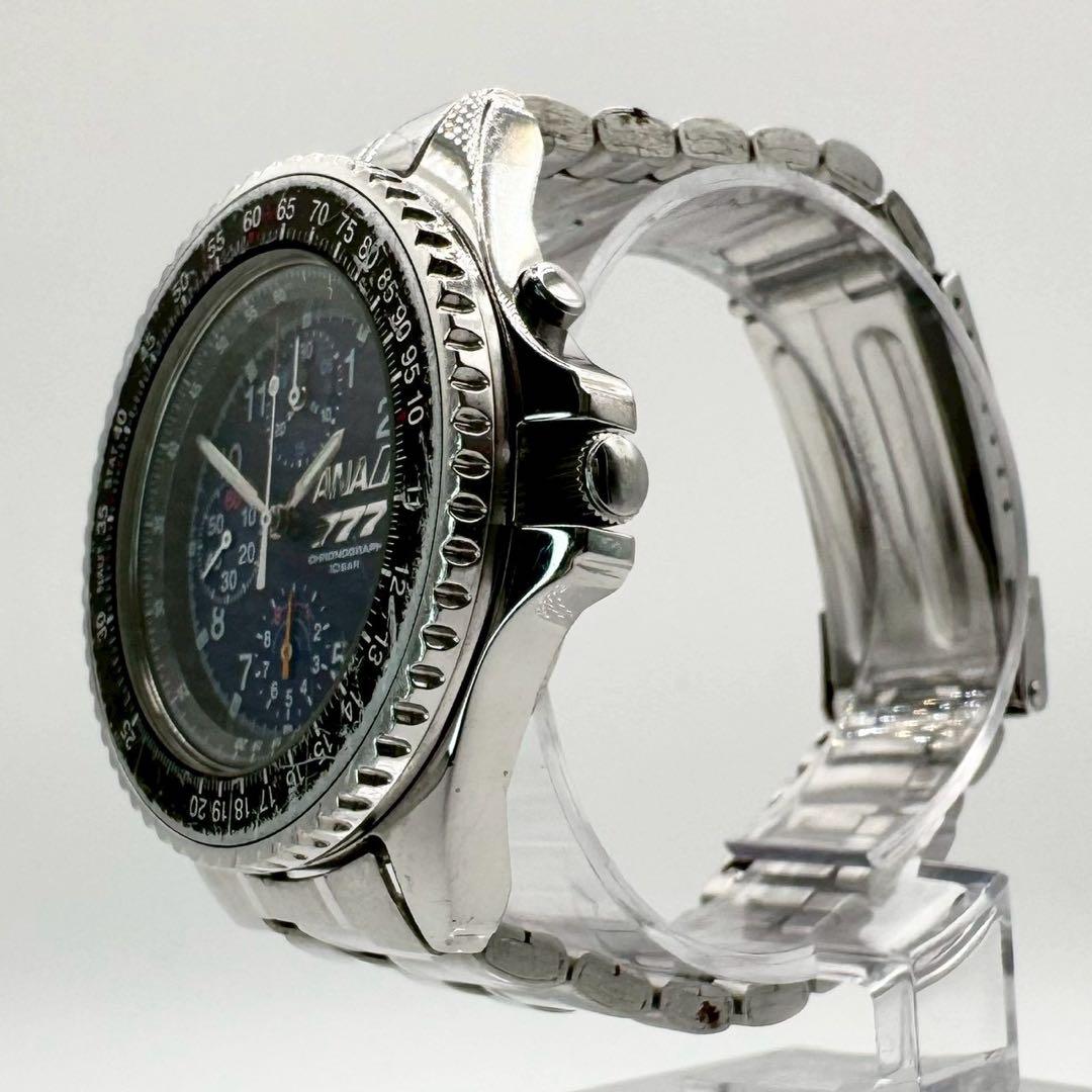 稼働✨ SEIKO ANA ボーイング777 30周年記念 クロノグラフ デイト