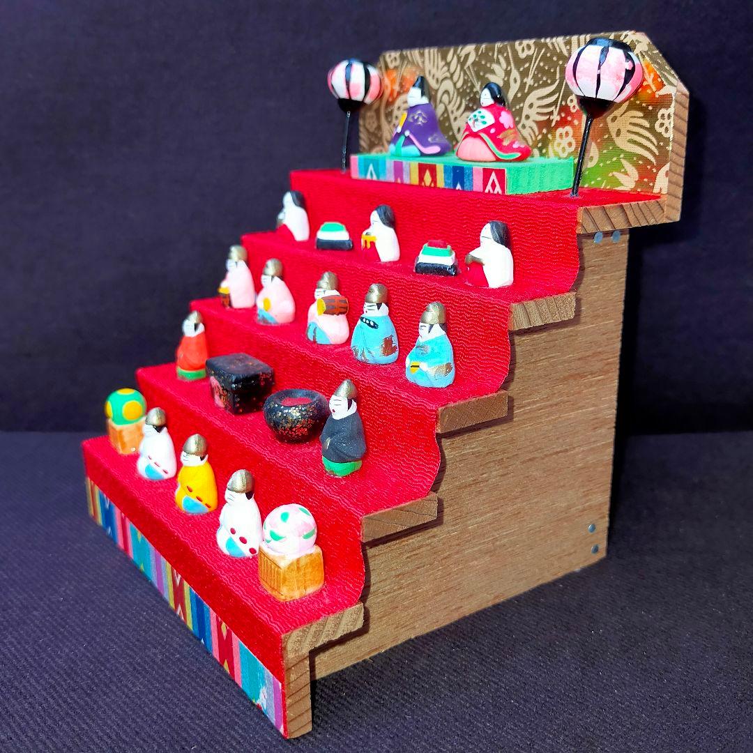 豆雛人形 5段飾り