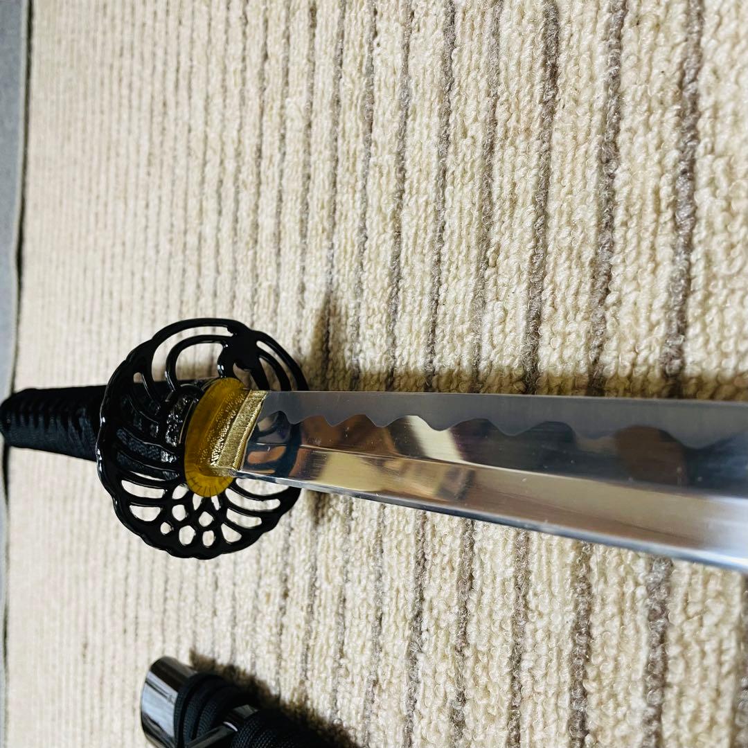 高級本格居合刀 模造刀 日本刀 武具 刀剣 のたれ刃紋 刀 刀剣 （C06)