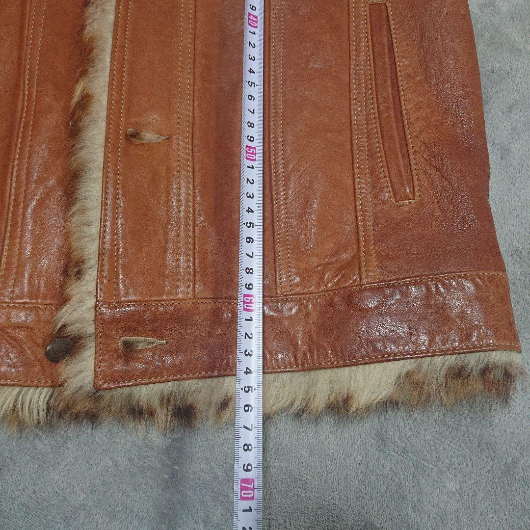 美品 メンズビギ 革ジャケット