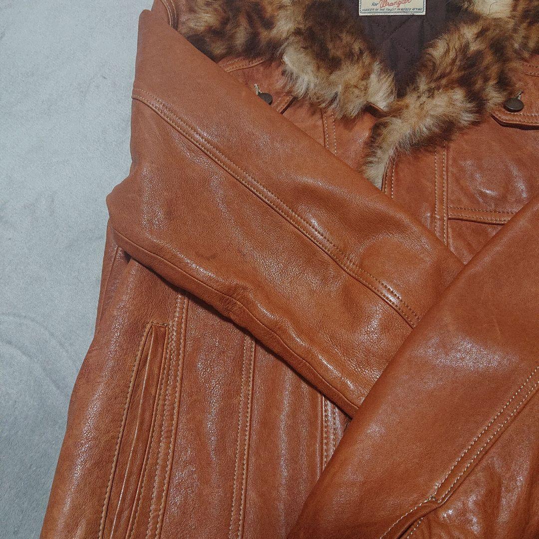 美品 メンズビギ 革ジャケット