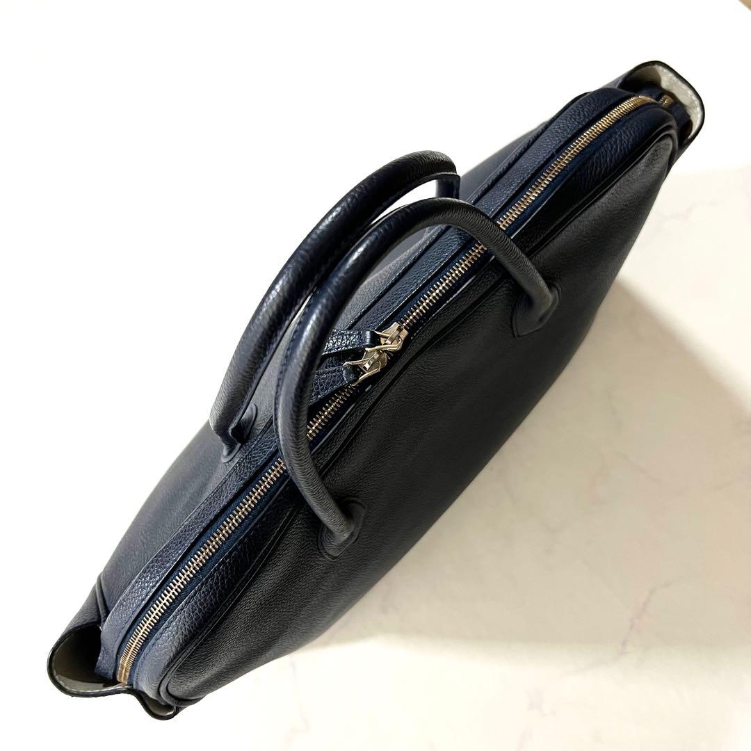 Cisei シセイ ビジネスバッグ トートバッグ 990 ネイビー レザー A4