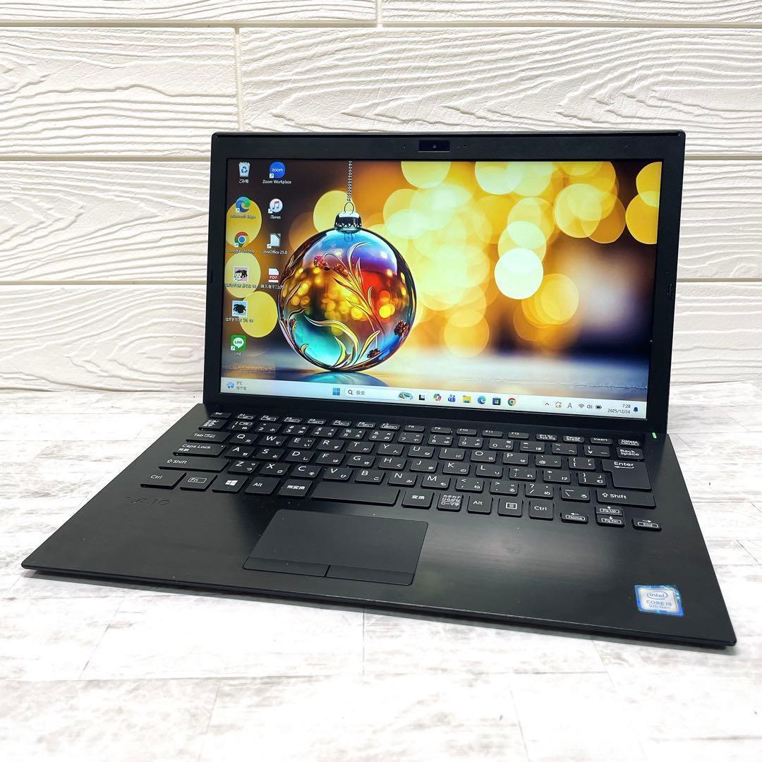 超軽量✨高性能8世代 ノートパソコン SSD VAIO カメラ A4 コンパクト