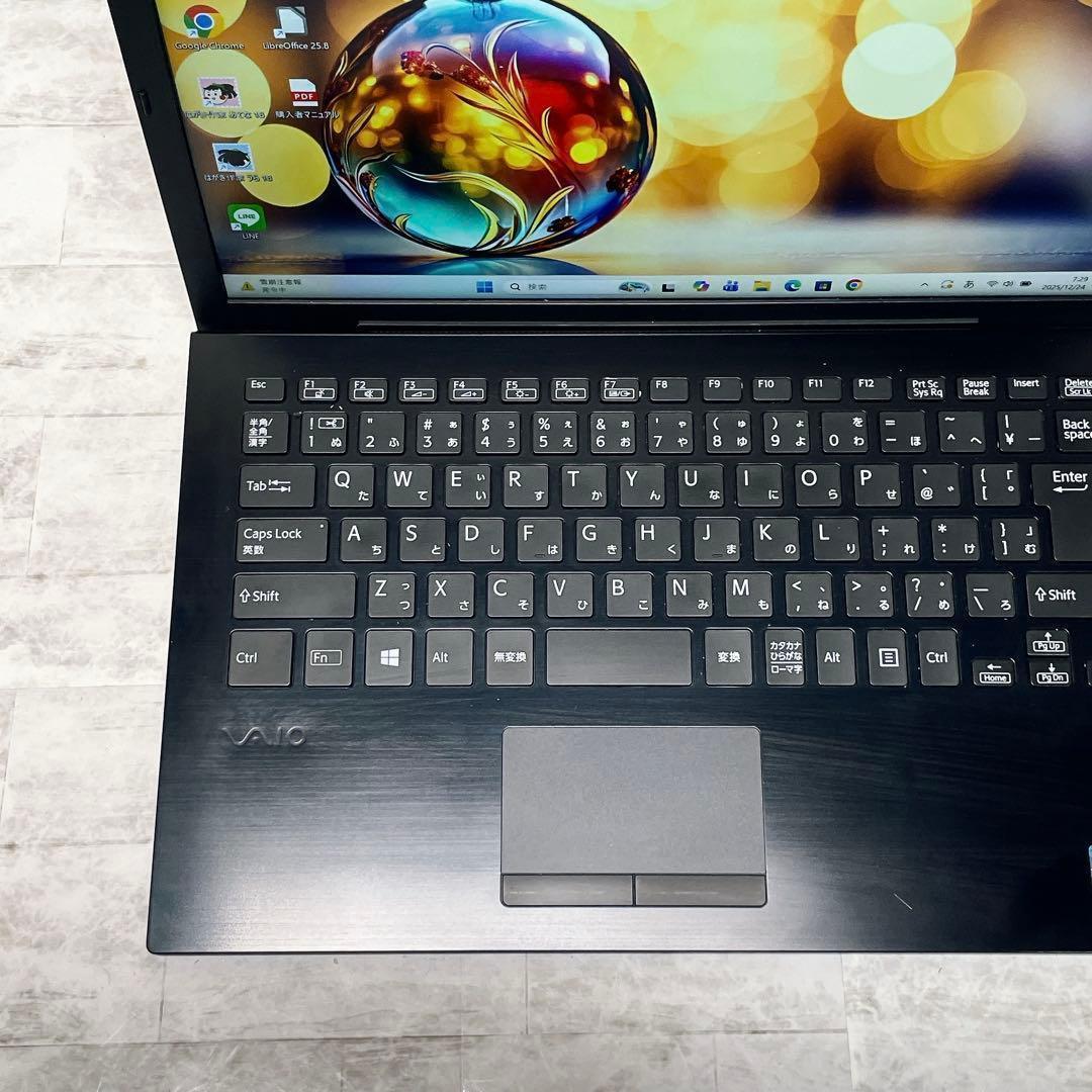 超軽量✨高性能8世代 ノートパソコン SSD VAIO カメラ A4 コンパクト