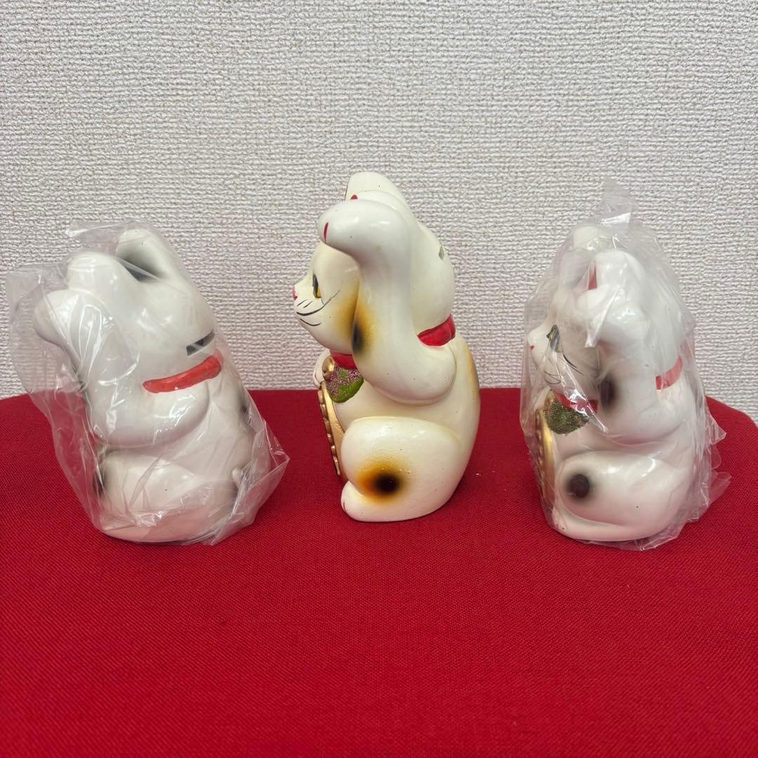 確認用招き猫 5つまとめ売りお買い得‼︎未使用箱付き‼︎ ①