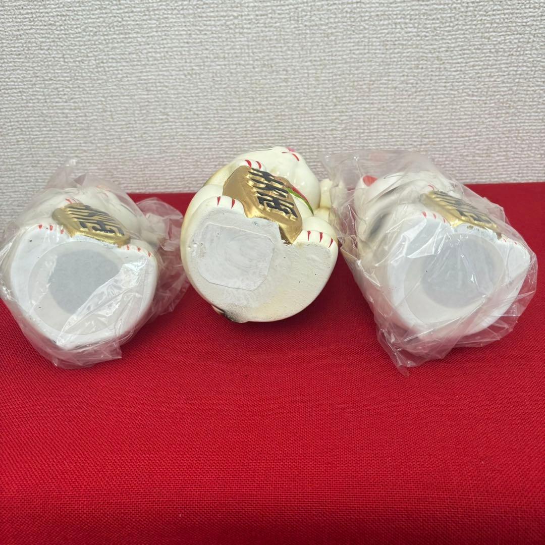 確認用招き猫 5つまとめ売りお買い得‼︎未使用箱付き‼︎ ①