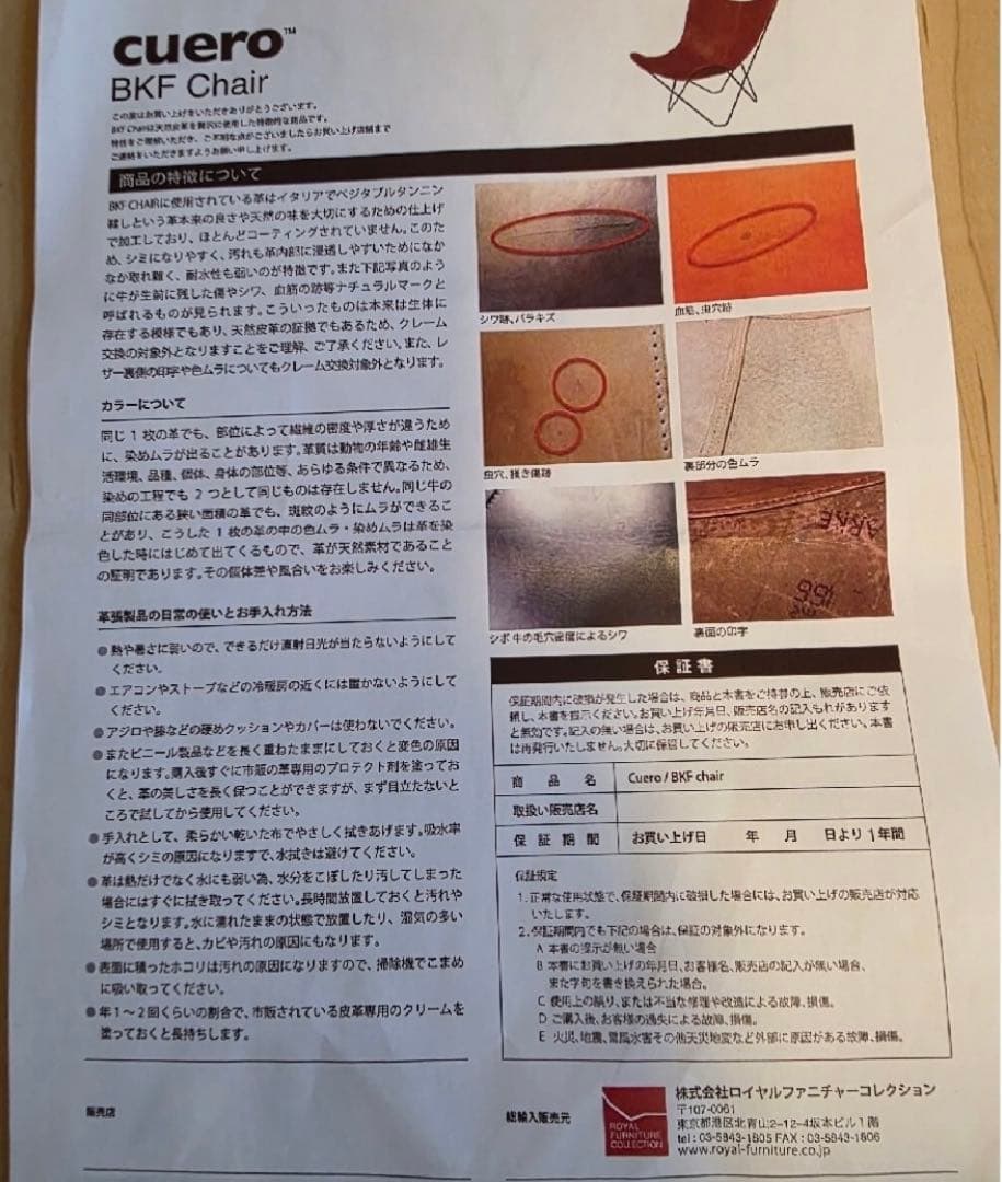 CUERO BKFチェア バタフライチェア PAMPA MARIPOSAグリーン