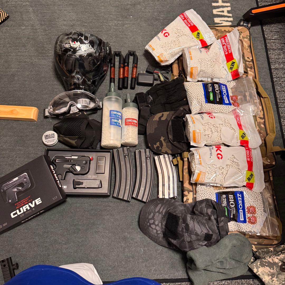 電動ガン 引退品　HK416D カスタムパーツ付き