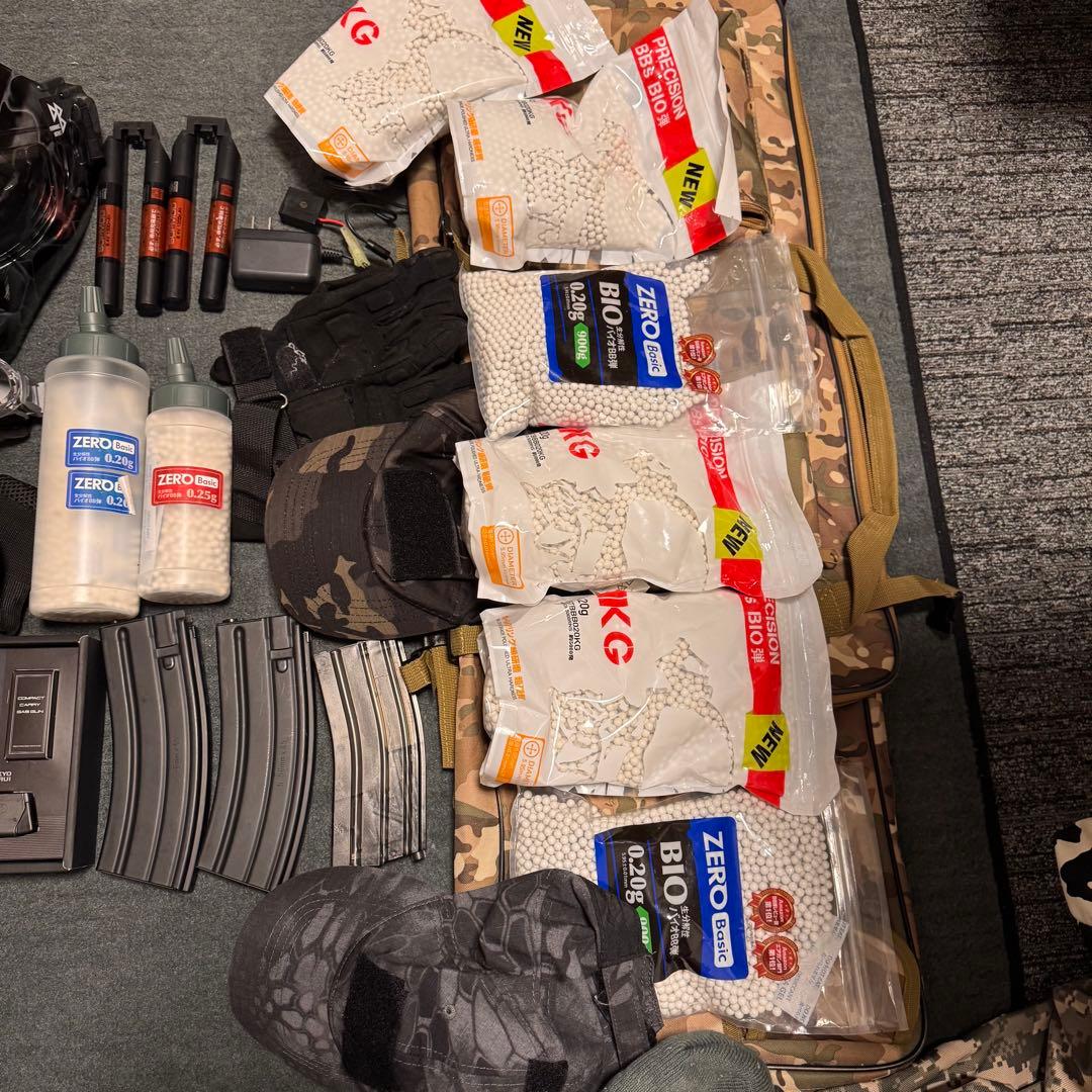 電動ガン 引退品　HK416D カスタムパーツ付き