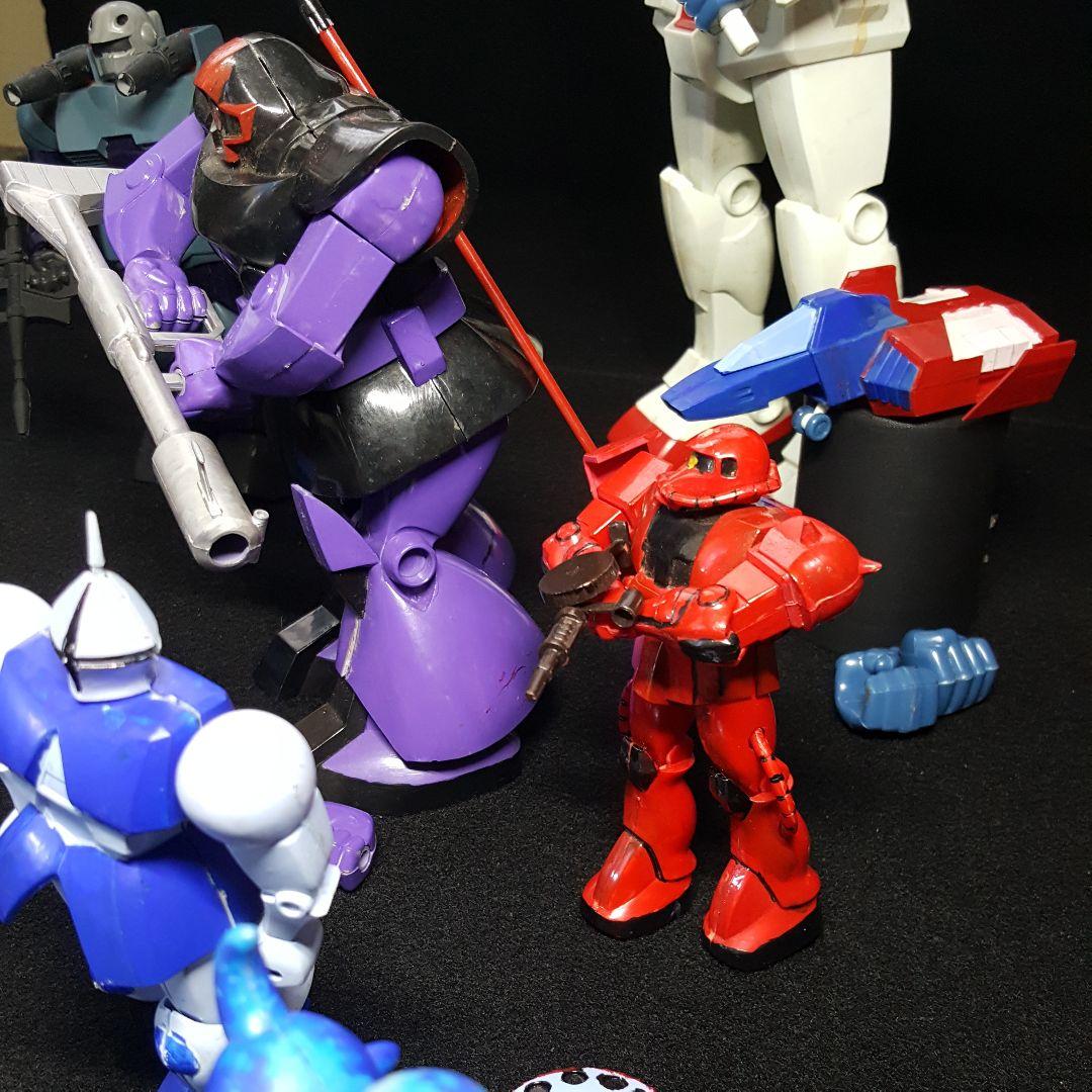 【ガンプラ】激レア　初代出版　40年以上前10体　ジャンク品　昭和レトロ　当時物
