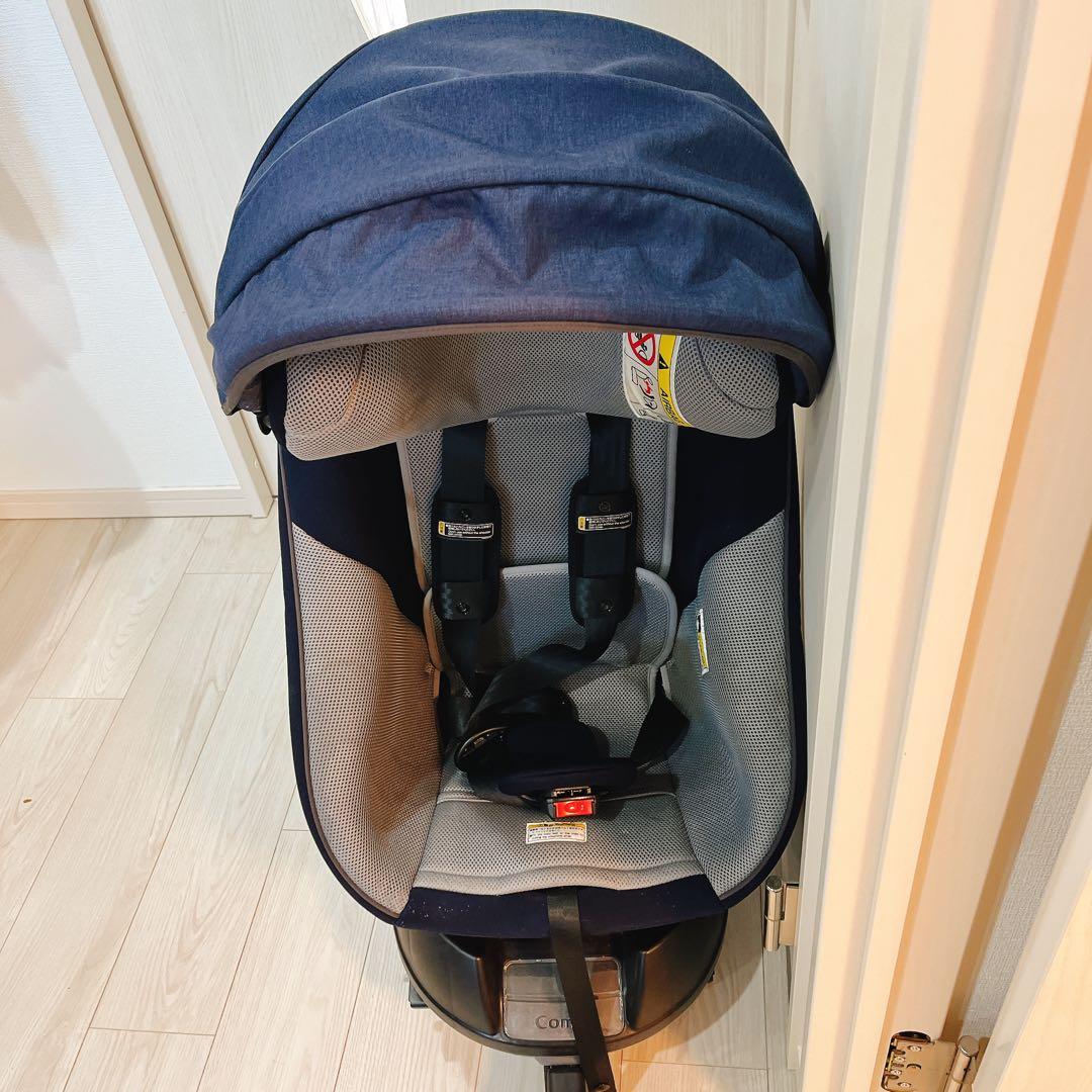 美品 コンビ クルムーヴ アドバンス ISOFIX エッグショック JP-590