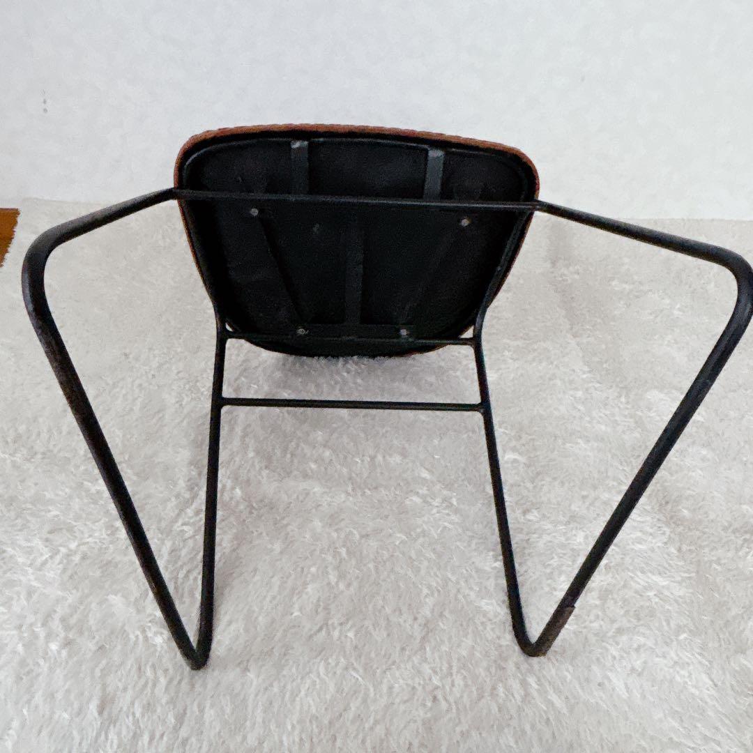 本革】アイアン スツール レザー スツール インダストリアル　ヴィンテージ