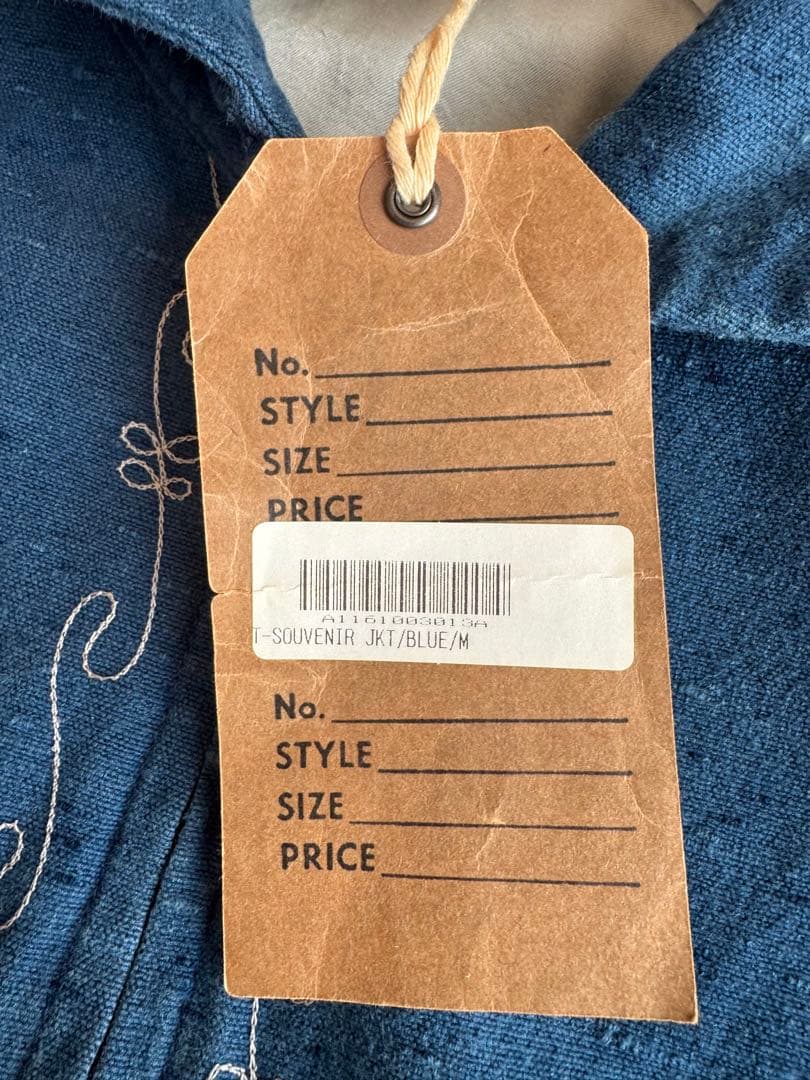 希少品　TENDERLOIN T-SOUVENIR JKT M Blue