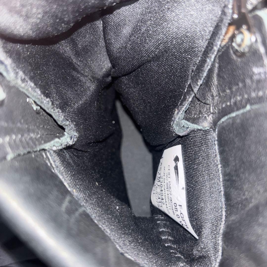 米軍　実物　US NAVY BELLEVILLE オールレザーブーツ　US8W