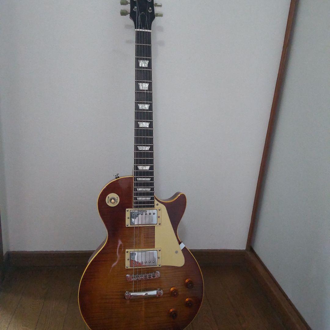 (再度値下げ)チブソン　レスポール　エレキギター　専用ハードケース付き