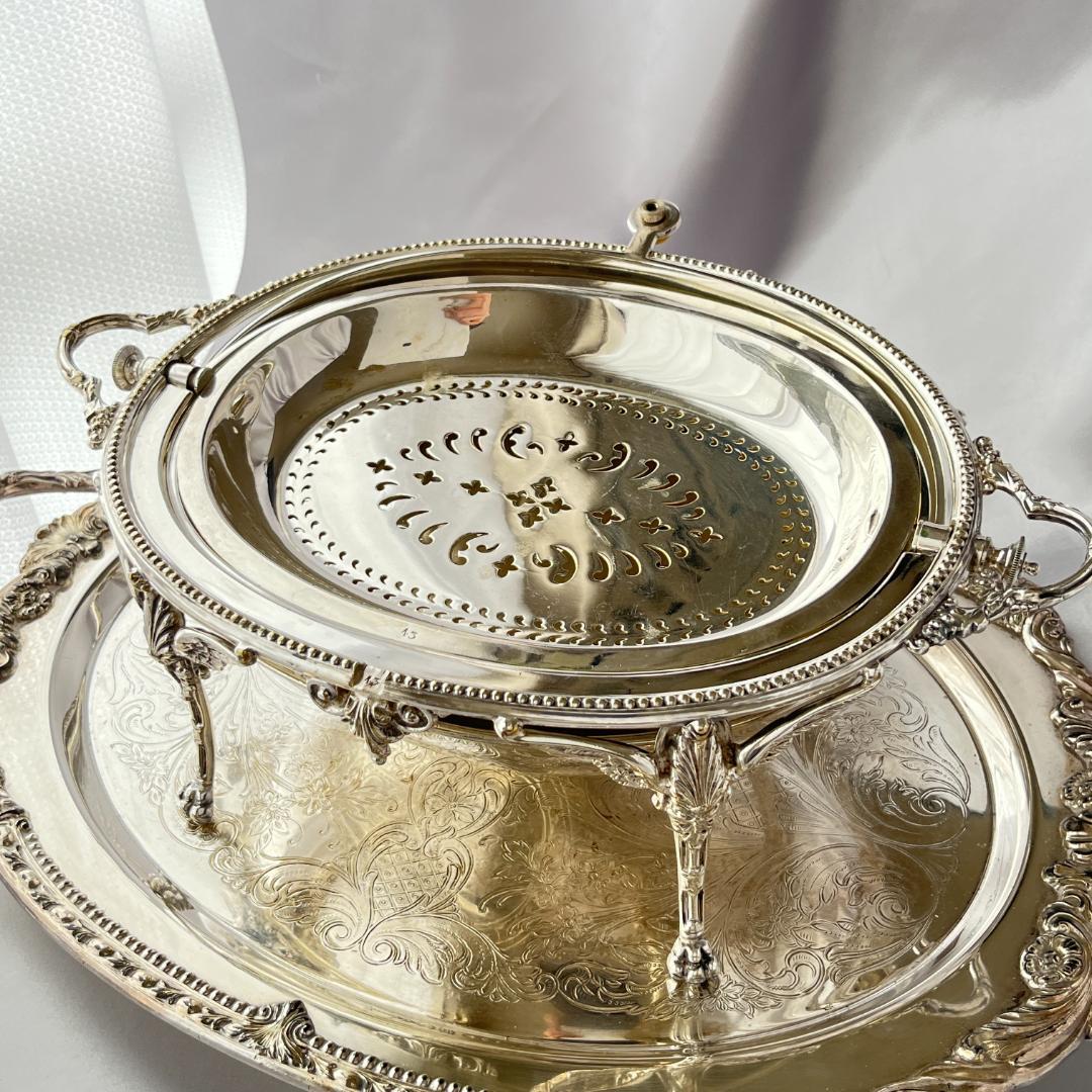 【英国】 ビクトリアン ブレッグファスト / ブッフェサーバー ロールトップ