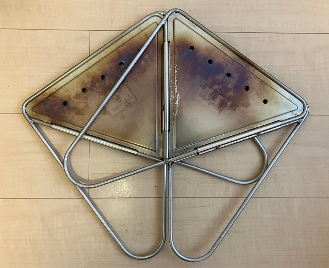 スノーピーク 焚火台M セット中古  peak BBQ 鉄板 キャンプ