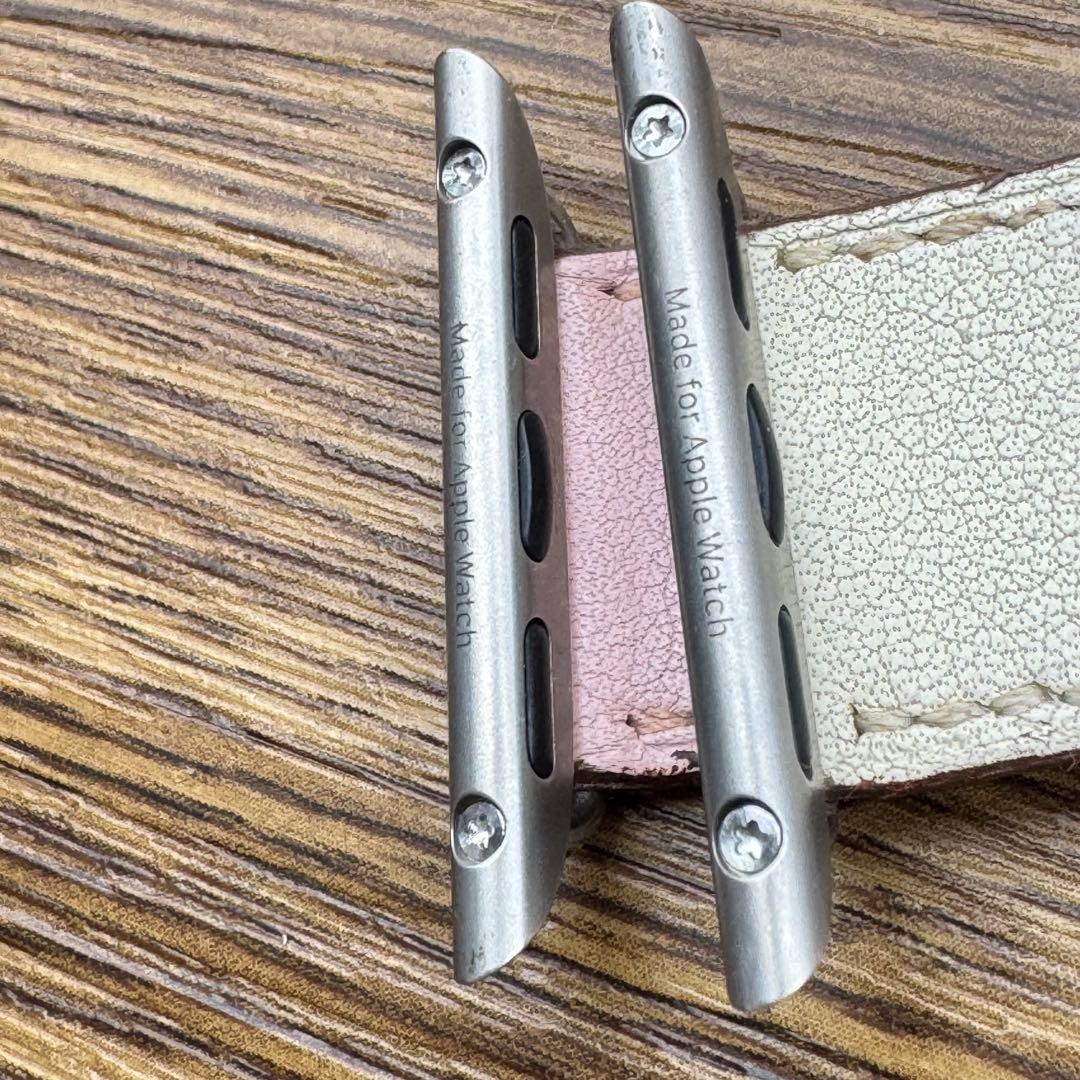 2310 Apple Watch エルメス　ローズサクラ　HERMES レザー