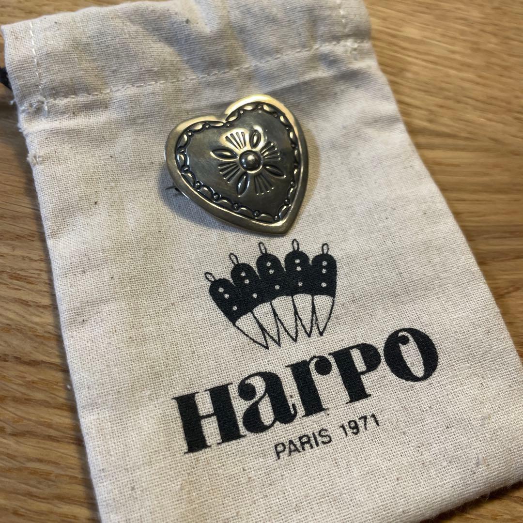 HARPO ハートブローチ