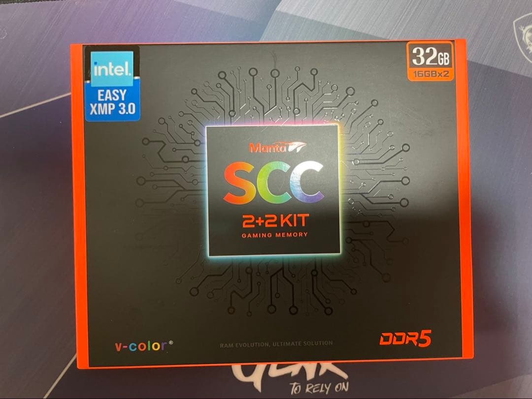 DDR5-6000 32gb(16gb×2+ダミー×2) ホワイト