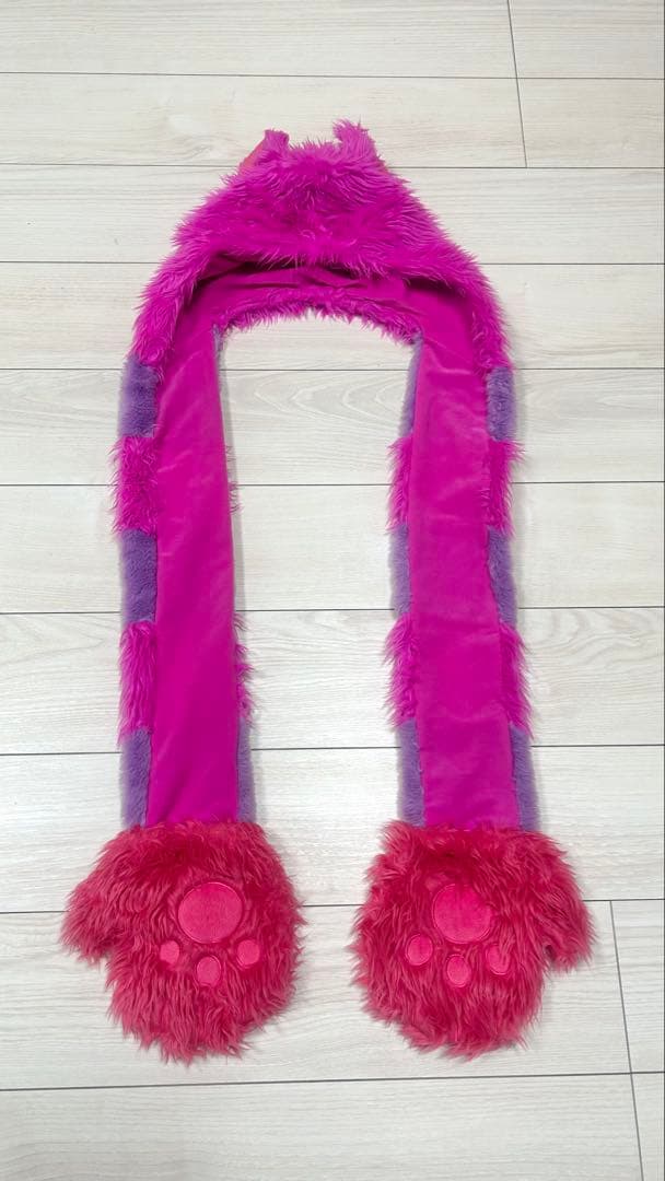 ゆ チェシャ猫 マフラーキャップ