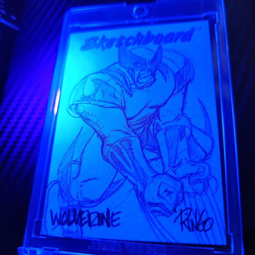 1998　skyBox　Sketchboard　blue　ウルヴァリン　青