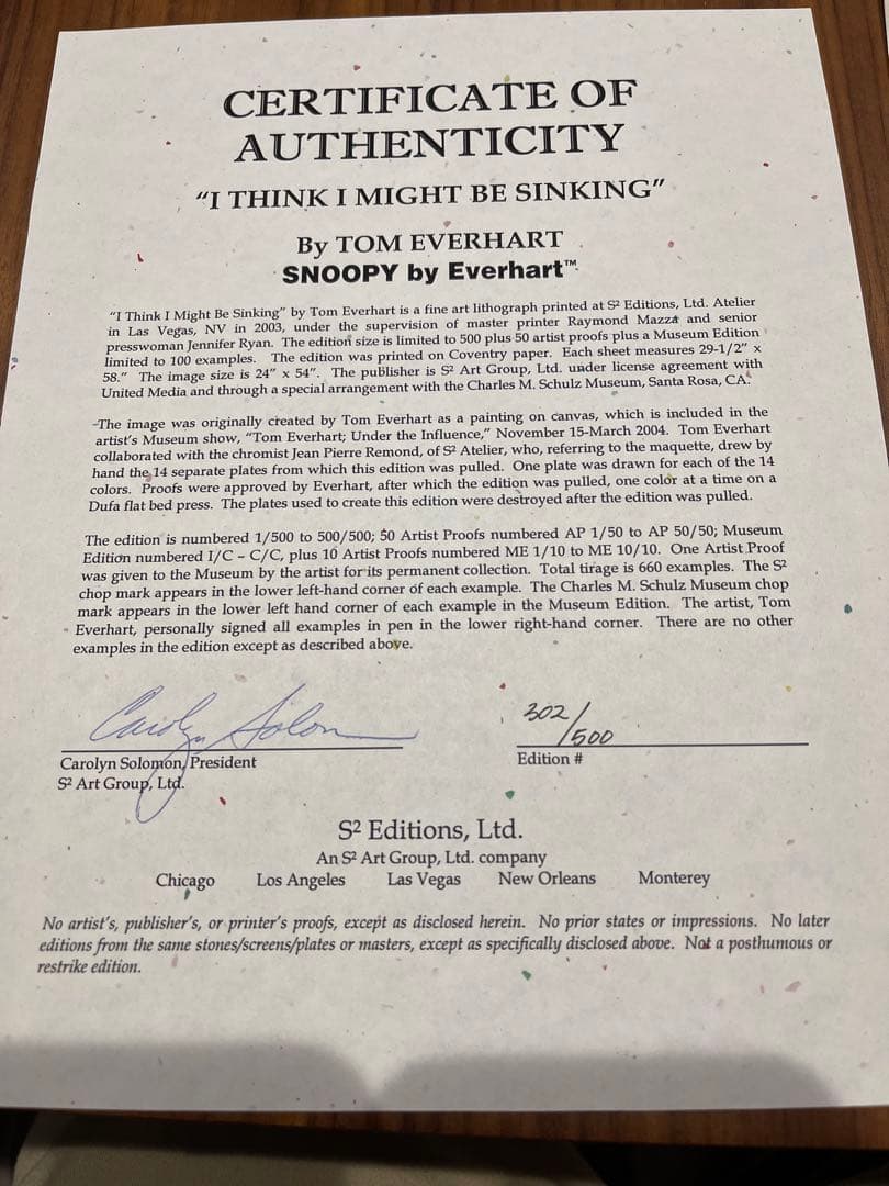 トム　エバハート　I THINK I MIGHT BE SINKING