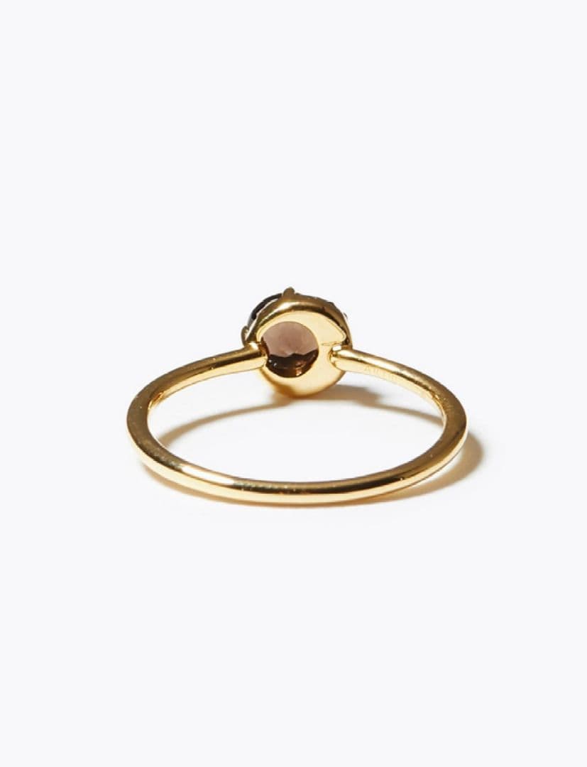 ARTIDA OUD スモーキークォーツ パヴェ ダイヤモンド リング 指輪