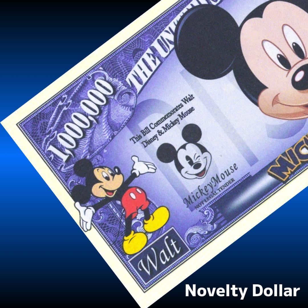 【ディズニー】ミッキーマウス　ノベルティ　ドル紙幣