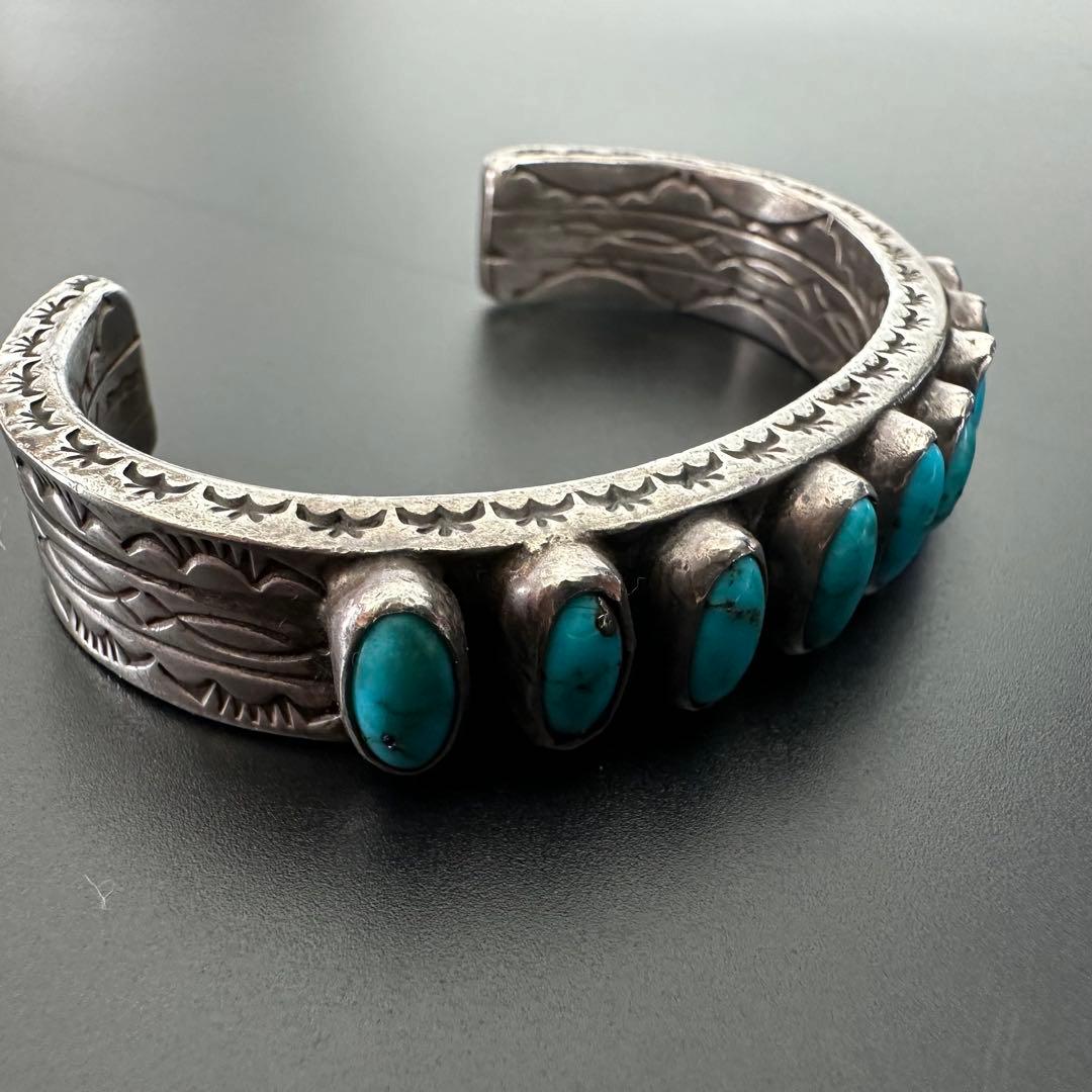 Navajo Grace Silver 4面バングル ベビーゲージ