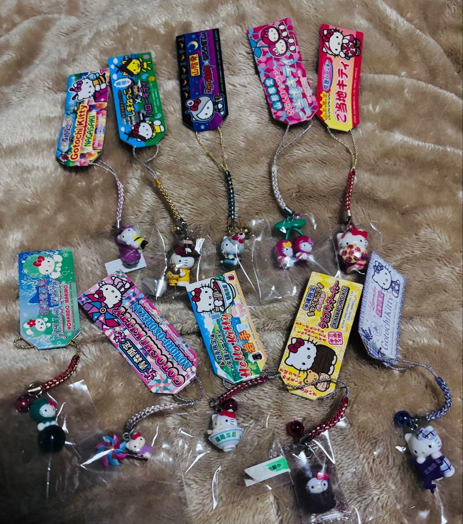 た*ぽ様 ご当地ハローキティ 根付け　大量まとめ売り　ストラップ チャーム　18
