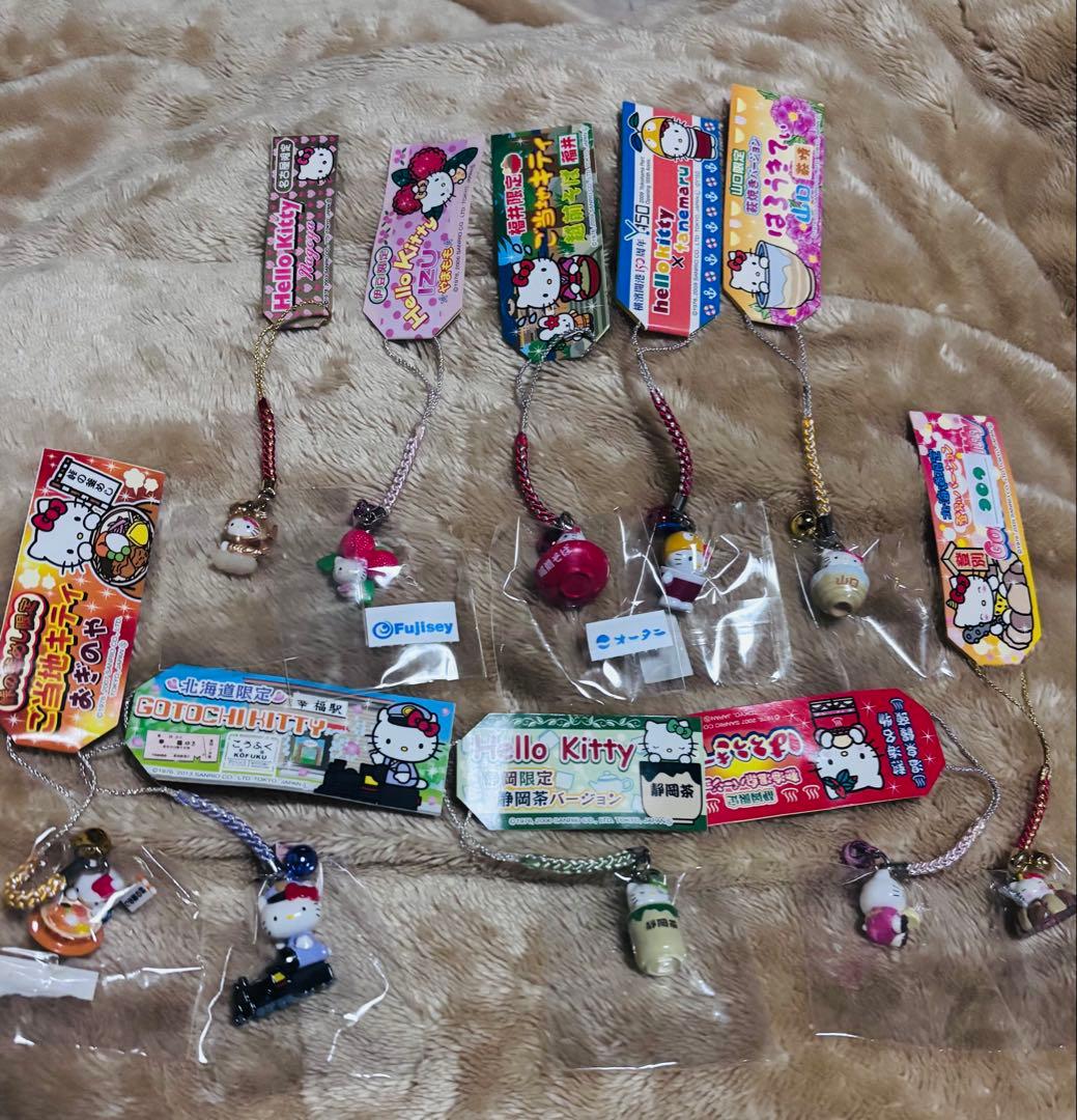た*ぽ様 ご当地ハローキティ 根付け　大量まとめ売り　ストラップ チャーム　18