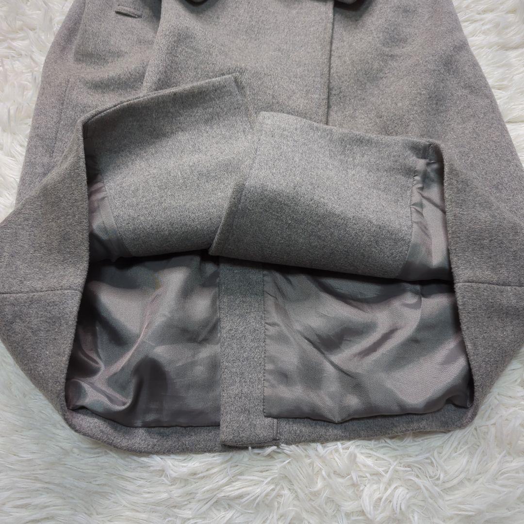 【美品】ジャーナルスタンダードレリューム チェスターコート ウール グレー XL