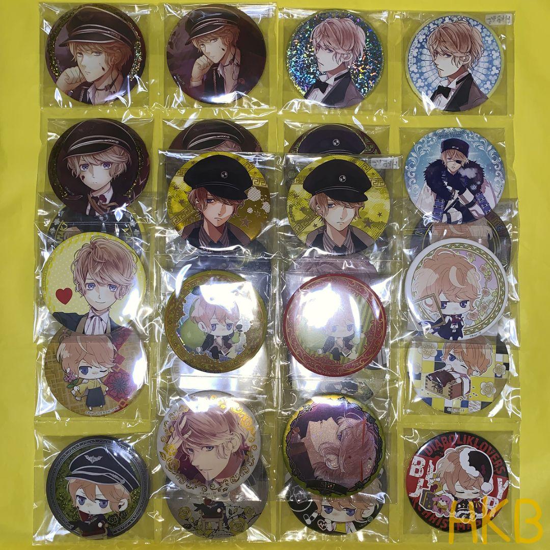 d*9様 [HKB] DIABOLIK LOVERS シュウ 缶バッジ 30個