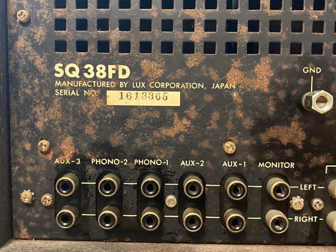 LUXMAN SQ38FD 管球式プリメインアンプ